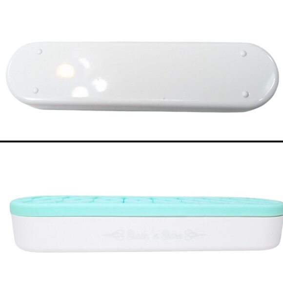 Stash 'n Store NIB It's Sew Emma Mint Silicone Desk Office Storage Container - Picture 6 of 7